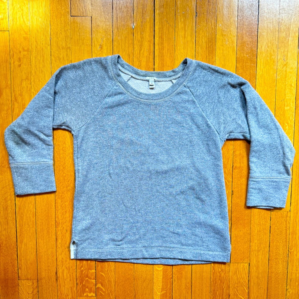 J. Crew Sweatshirt Top | Grey Heather | XS
